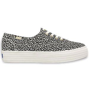 Keds Women's NEW Triple Sneakers SIZE 9 Organic Cotton "Notebook" NWT NIB